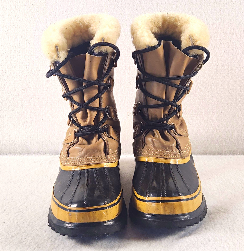 Vintage SOREL Caribou Boots Made In Canada Kaufman Size Men 7 Women 8.5 9 Wool
